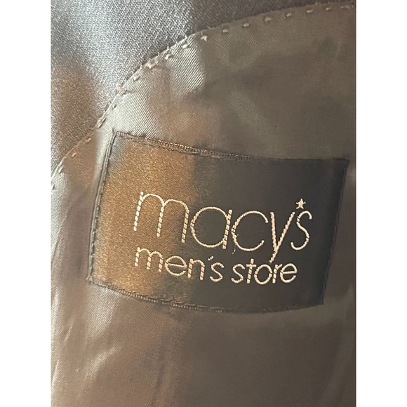 Dkny Mens Blazer Suit Jacket 100% Wool Single Breasted Long Sleeve Blue Size 46L - Picture 6 of 7